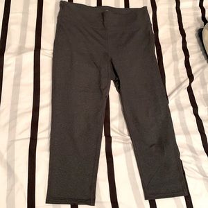 Capri Leggings- Dark Grey